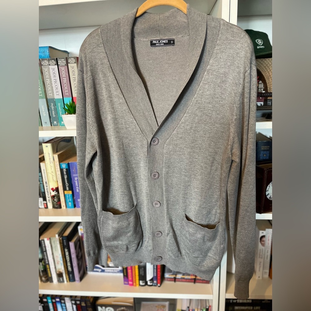 Paul Jones Gray Cardigan